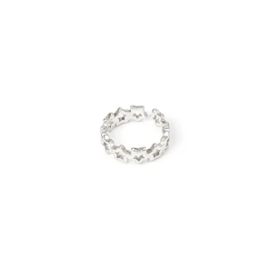 Anello a stelline congiunte Rania