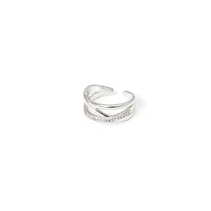Anello a tre fili crociati Rania