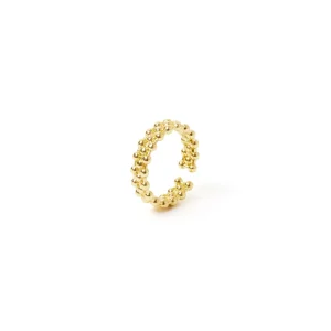 Anello con fascia a piccole sfere Rania