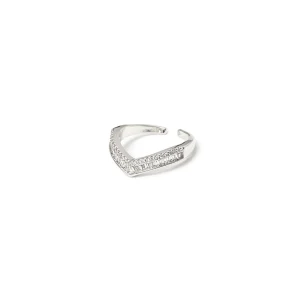 Anello con fascia a V Rania
