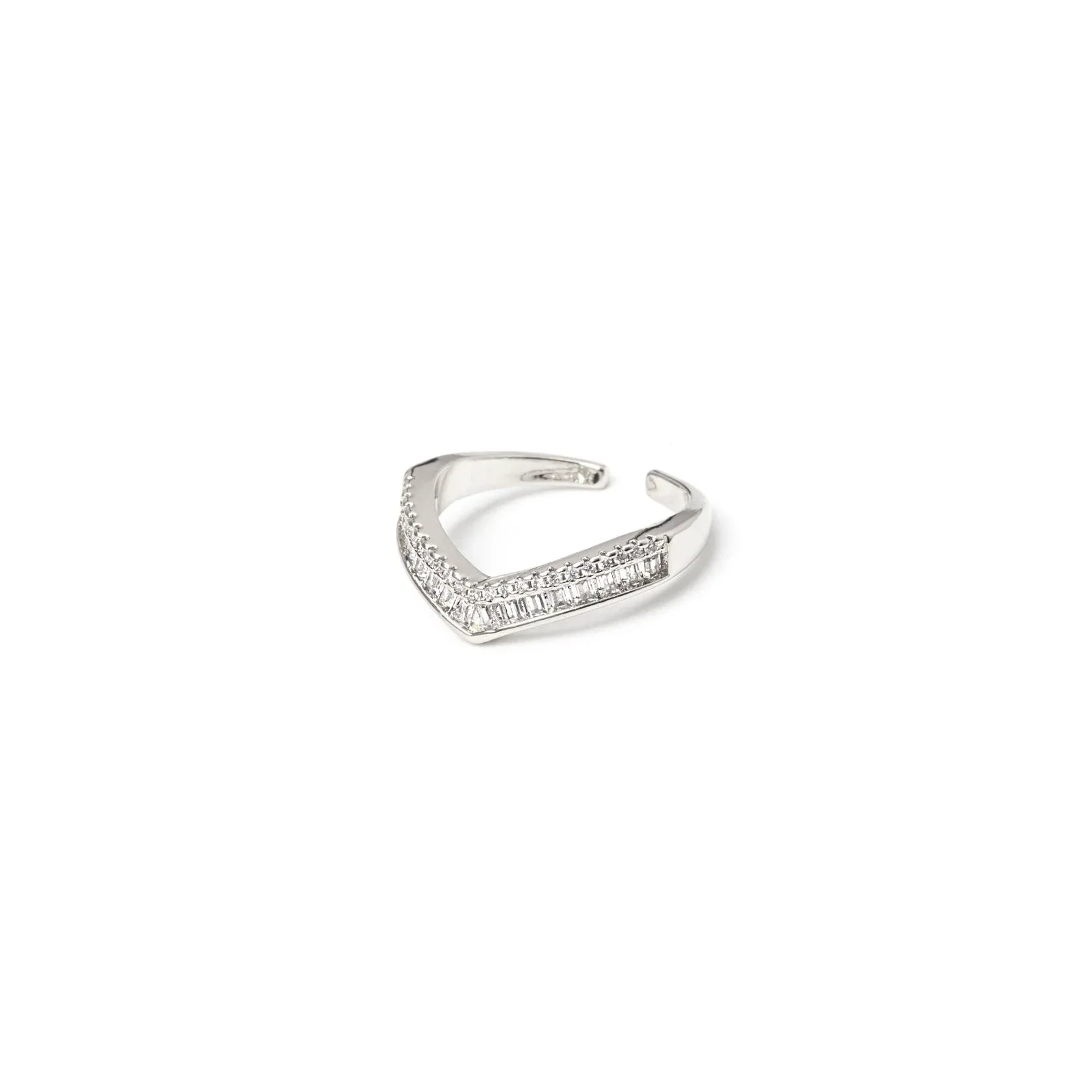 Anello con fascia a V Rania