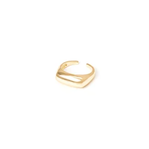 Anello con top rettilineo Rania