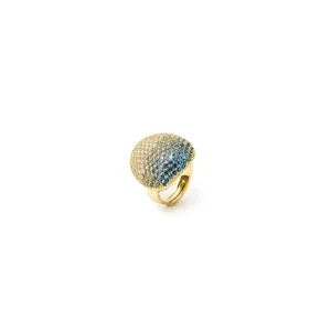Anello cupola pavè Deva