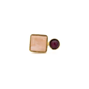 Anello due pietre