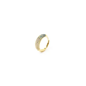 Anello fascia bombata affusolata Deva