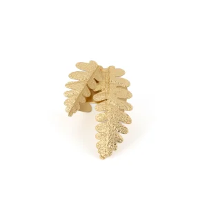 Anello felce aurea