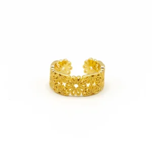 Anello fiorellini filigranati