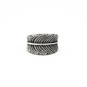 Anello foglia a fascia