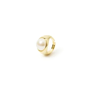 Anello grande perla Eve