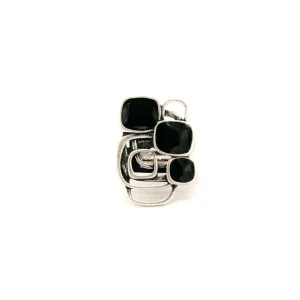 Anello mosaico con resina