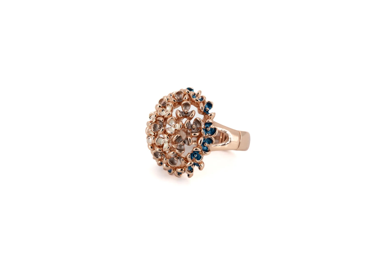 Anello pallina fiorellini - immagine 2