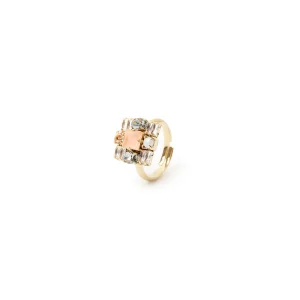 Anello quadrato piccolo Hera