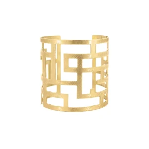 Bracciale alto geometrico