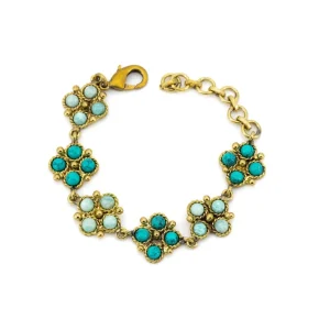 Bracciale croce pietre