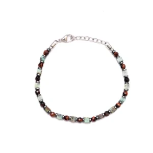 Bracciale cubi turchese africano