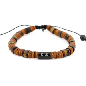 Bracciale dischi pietre naturali