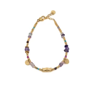 Bracciale pietre e monetine