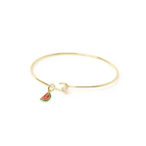 Bracciale rigido Momenti mania con charm anguria