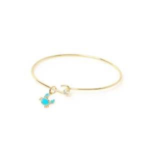 Bracciale rigido Momenti mania con charm granchio