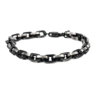Bracciale uomo catena brunita