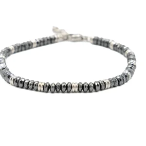 Bracciale uomo ematite