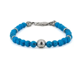 Bracciale uomo turchese