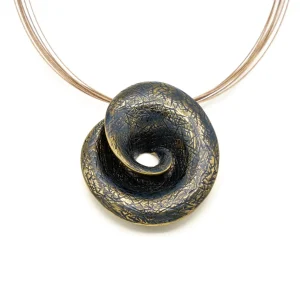 Collana chiocciola spirale
