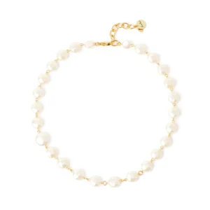 Collana corta di pasticche sfaccettate Grace