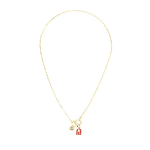 Collana corta Momenti mania con charm cabina