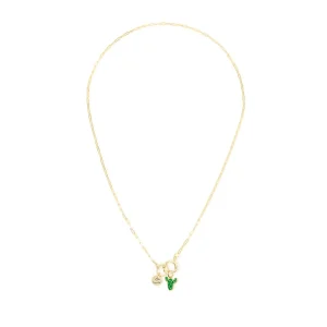 Collana corta Momenti mania con charm cactus