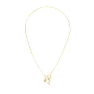 Collana corta Momenti mania con charm fenicottero