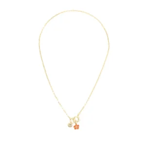 Collana corta Momenti mania con charm fiorellino