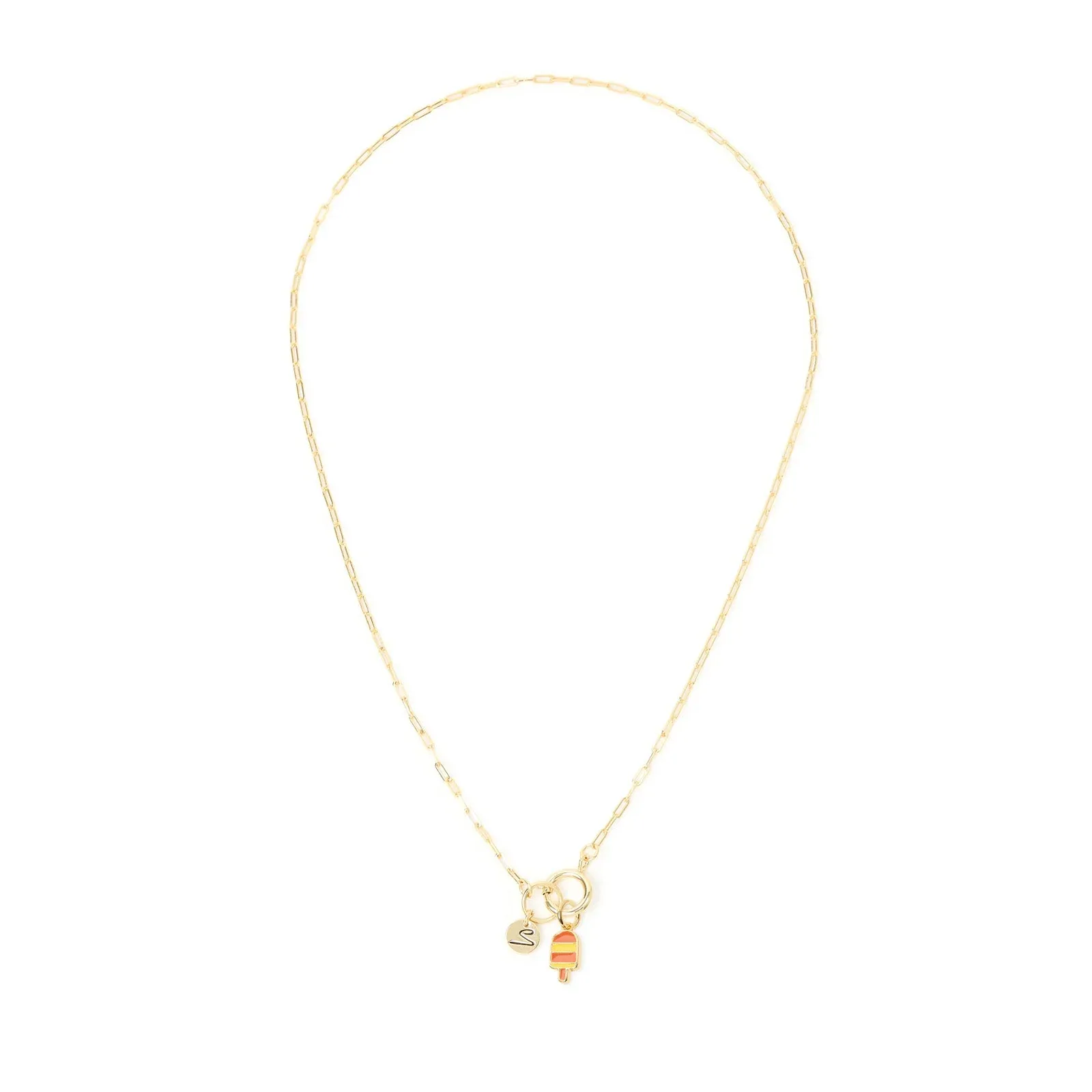 Collana corta Momenti mania con charm gelato