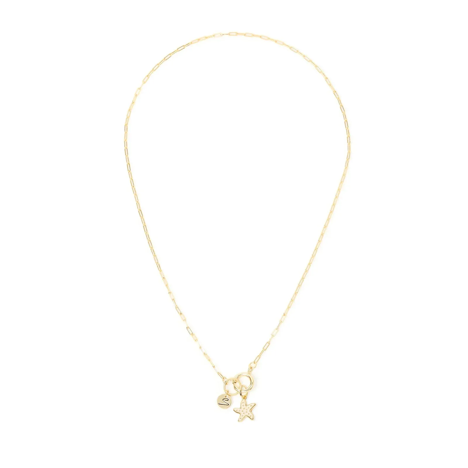 Collana corta Momenti mania con charm stella marina