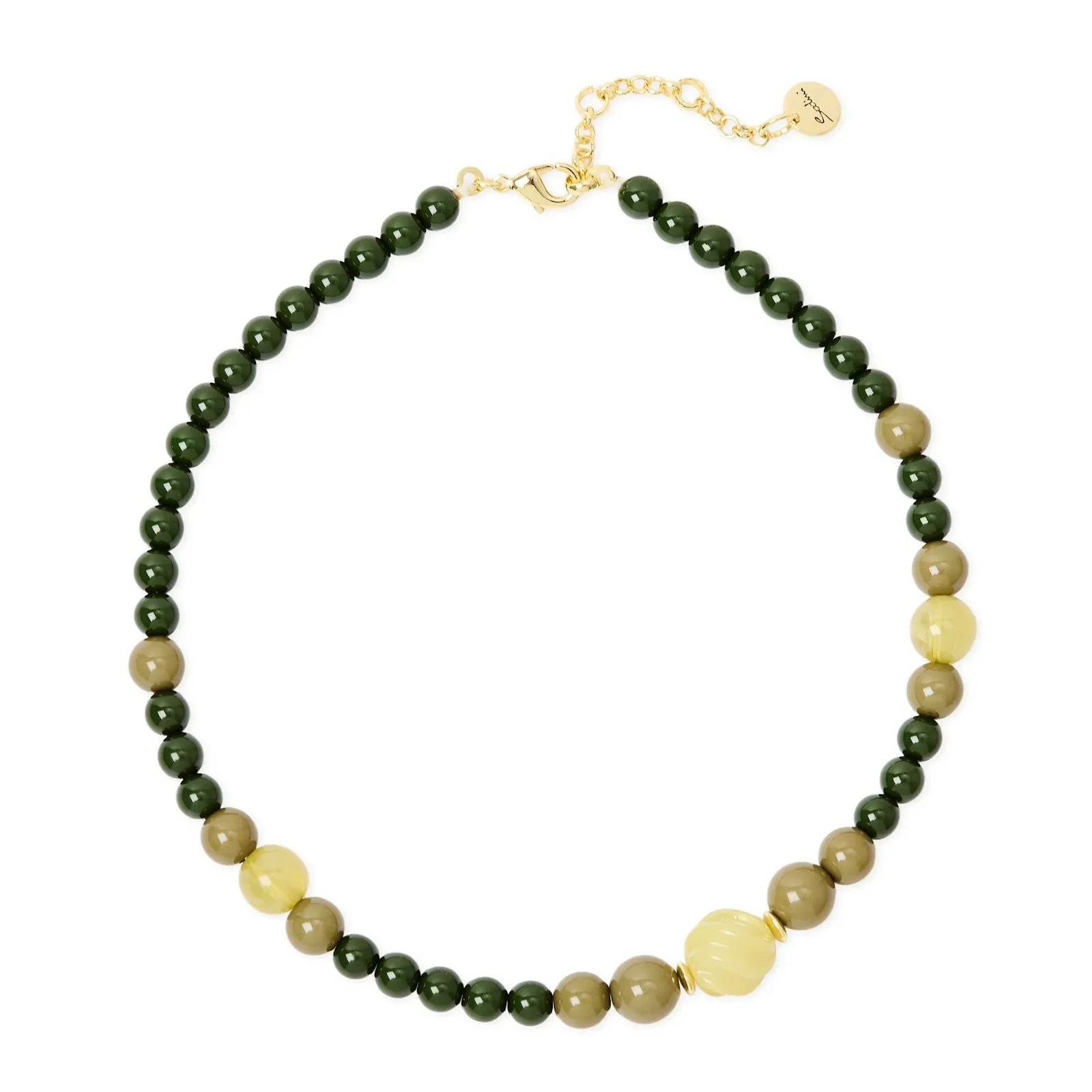 Collana corta sfere cromatiche Belle Epoque