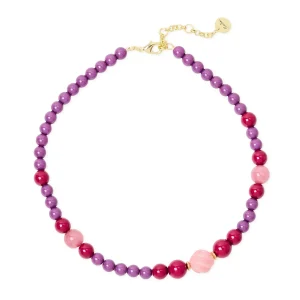 Collana corta sfere cromatiche Belle Epoque