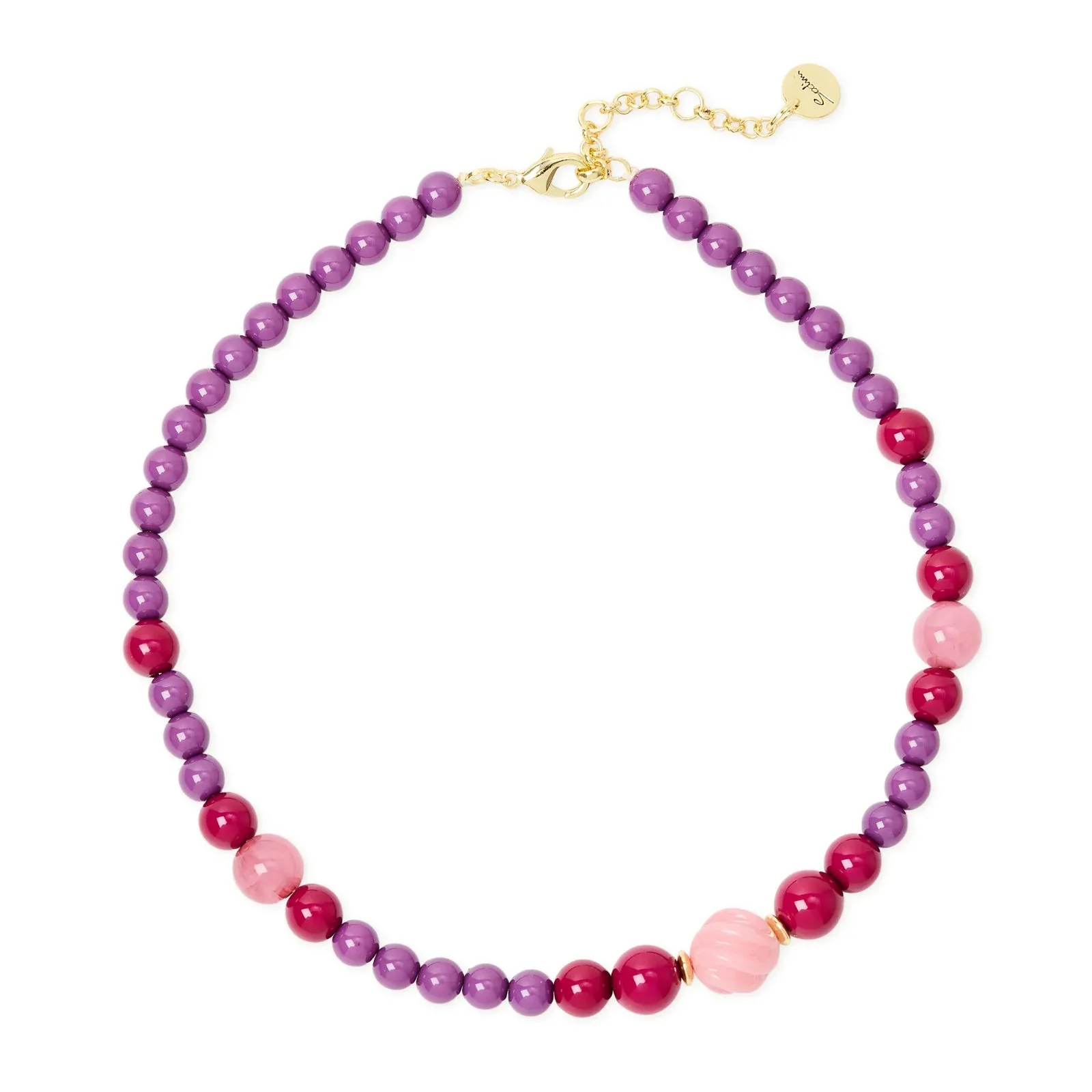 Collana corta sfere cromatiche Belle Epoque