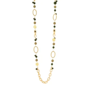 Collana lunga catena boule anelli Belle Epoque