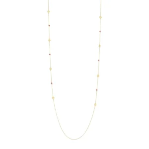 Collana lunga fiori cilindretti Juliet