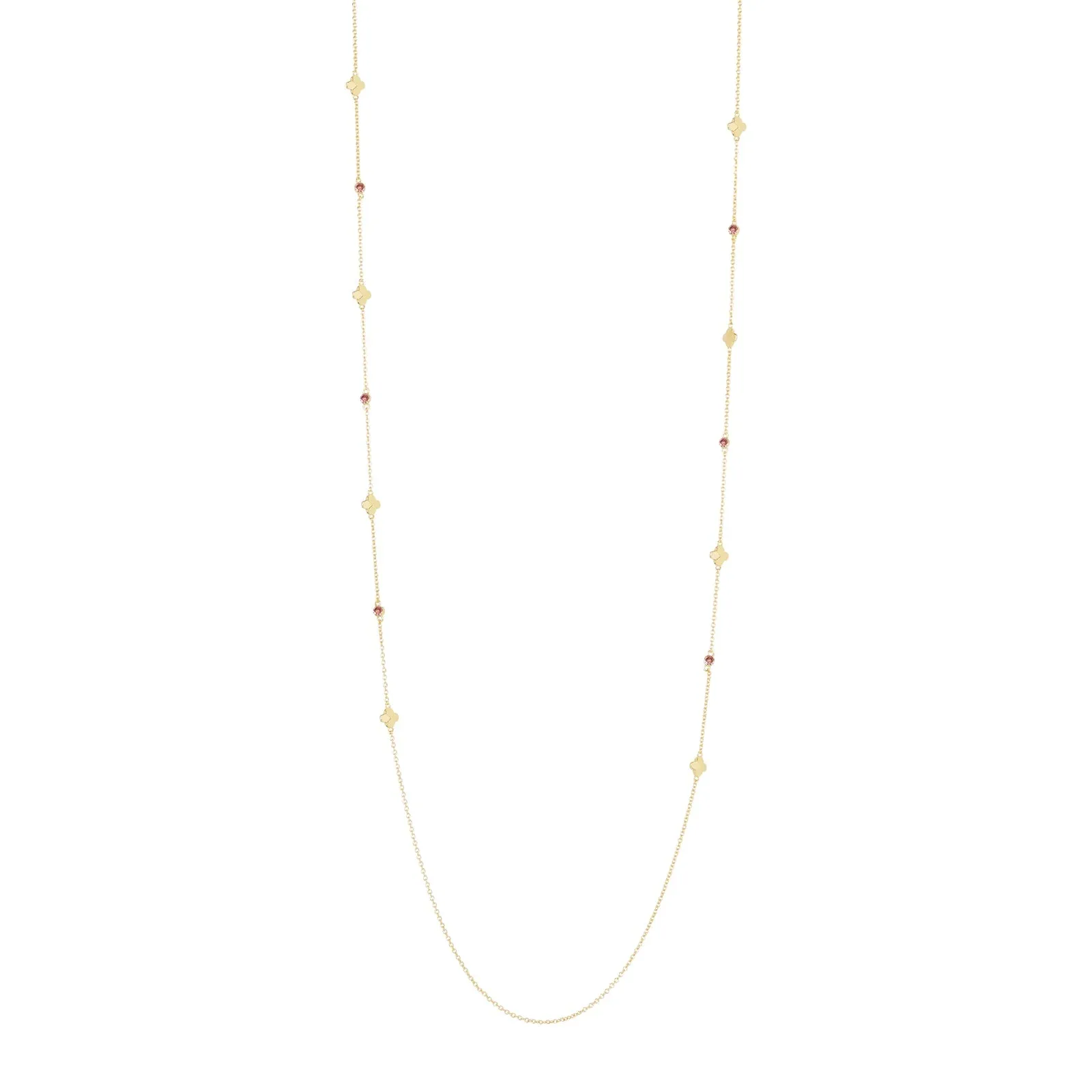 Collana lunga fiori cilindretti Juliet