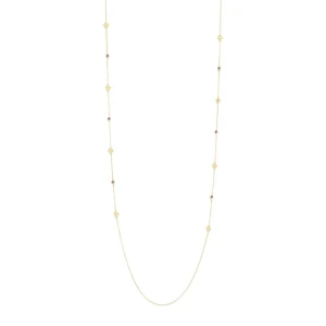 Collana lunga fiori cilindretti Juliet