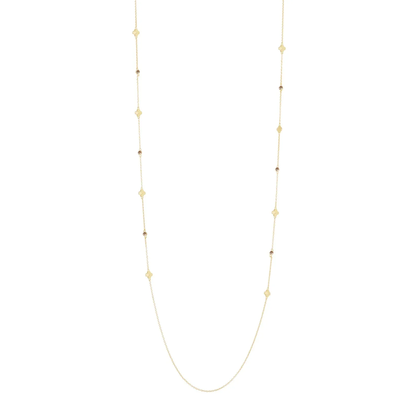 Collana lunga fiori cilindretti Juliet