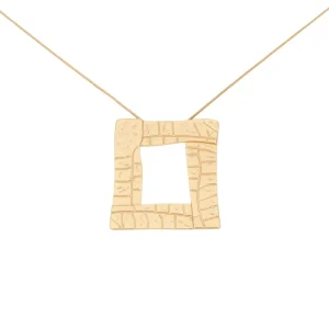 Collana lunga quadrato
