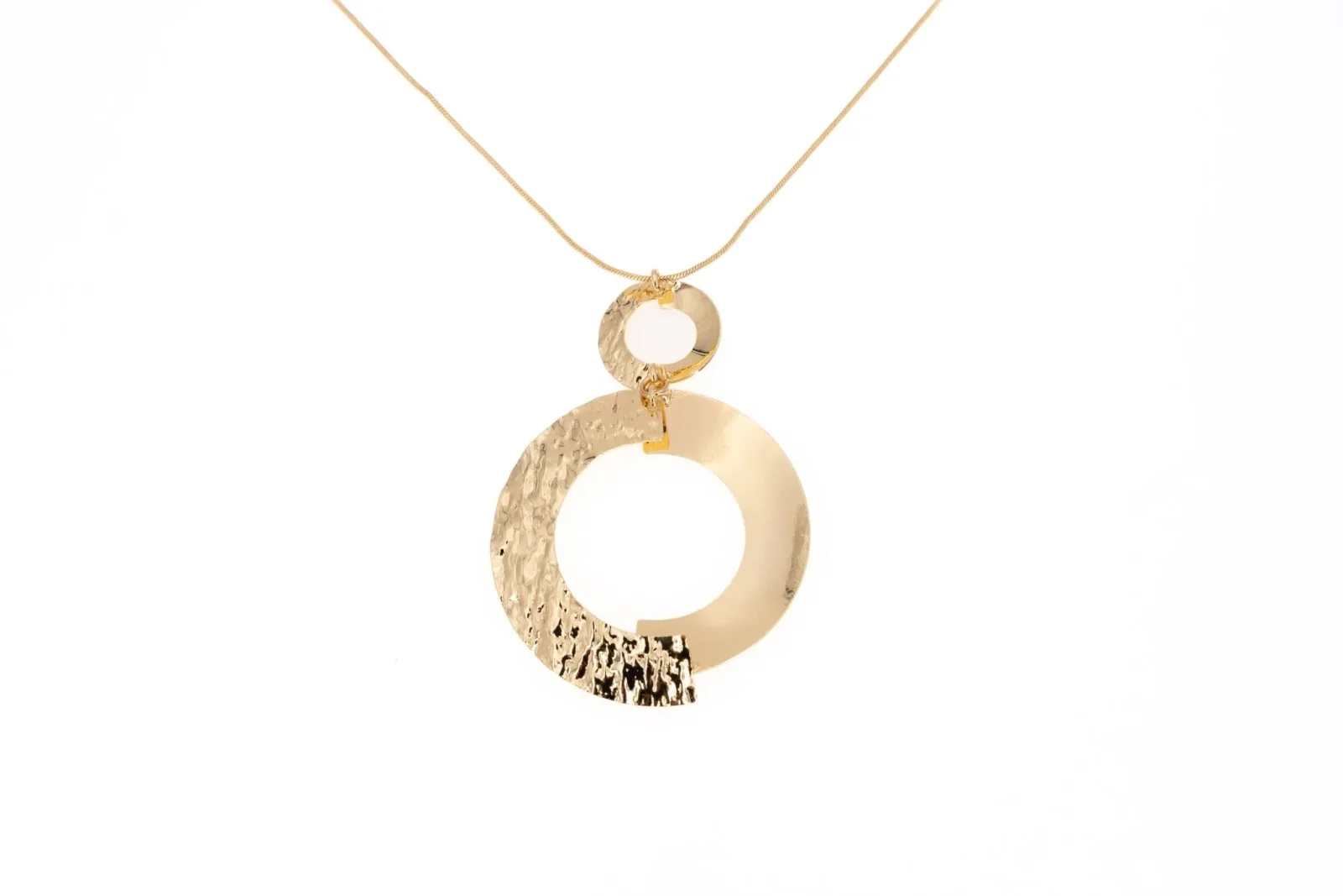 Collana lunga semicerchi - immagine 2