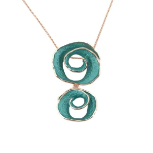 Collana lunga spirali