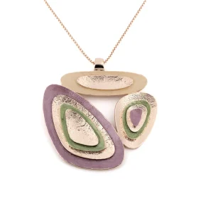 Collana lunga triangoli