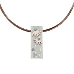 Collana quadretto margherite