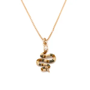 Collana serpentino corallo