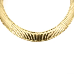 Collarino piatto rigato