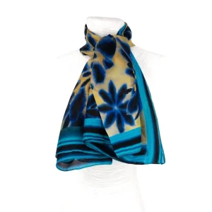 Foulard seta fiori